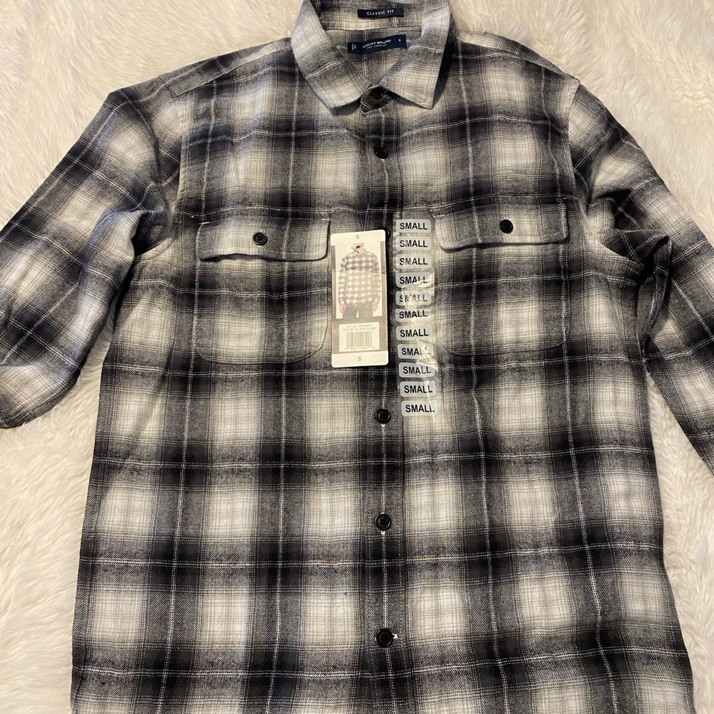 Plaid button down - unisex!